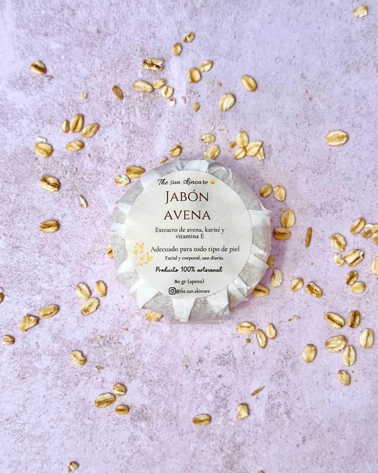 Jabon avena