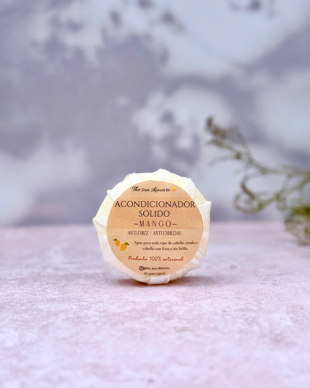 Acondicionador sólido de mango – nutrición y desenredo