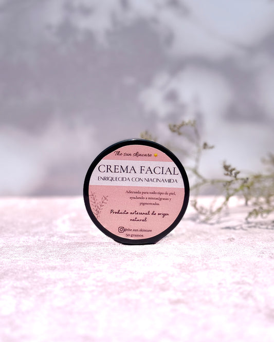 Crema facial con niacinamida
