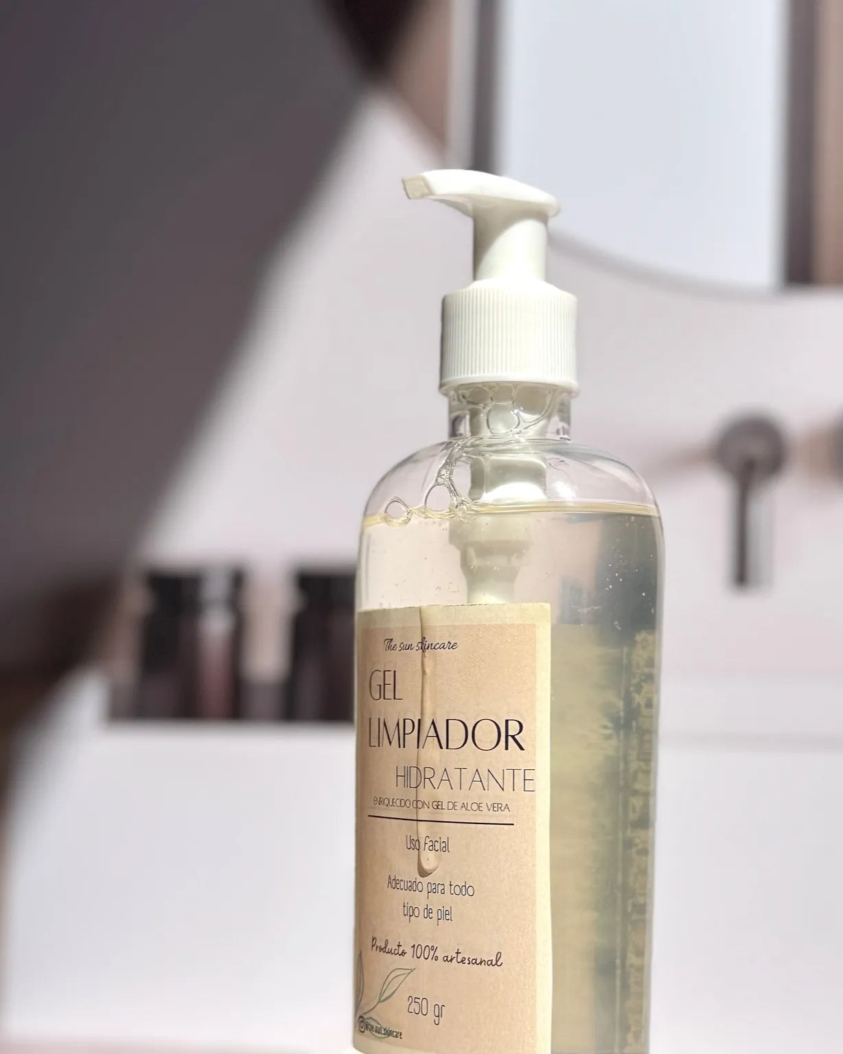 Gel limpiador facial
