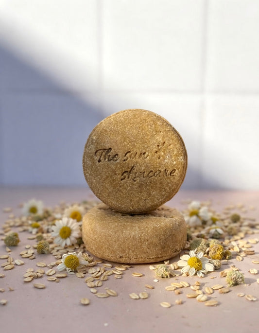 Shampoo de manzanilla y avena – hidratación y suavidad
