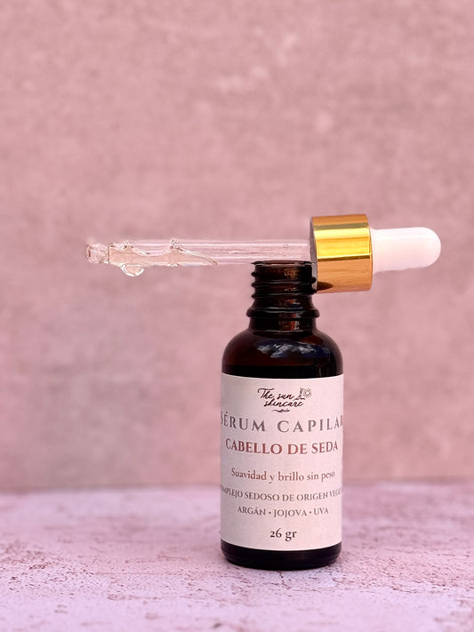 Sérum cabello de seda – suavidad extrema y brillo